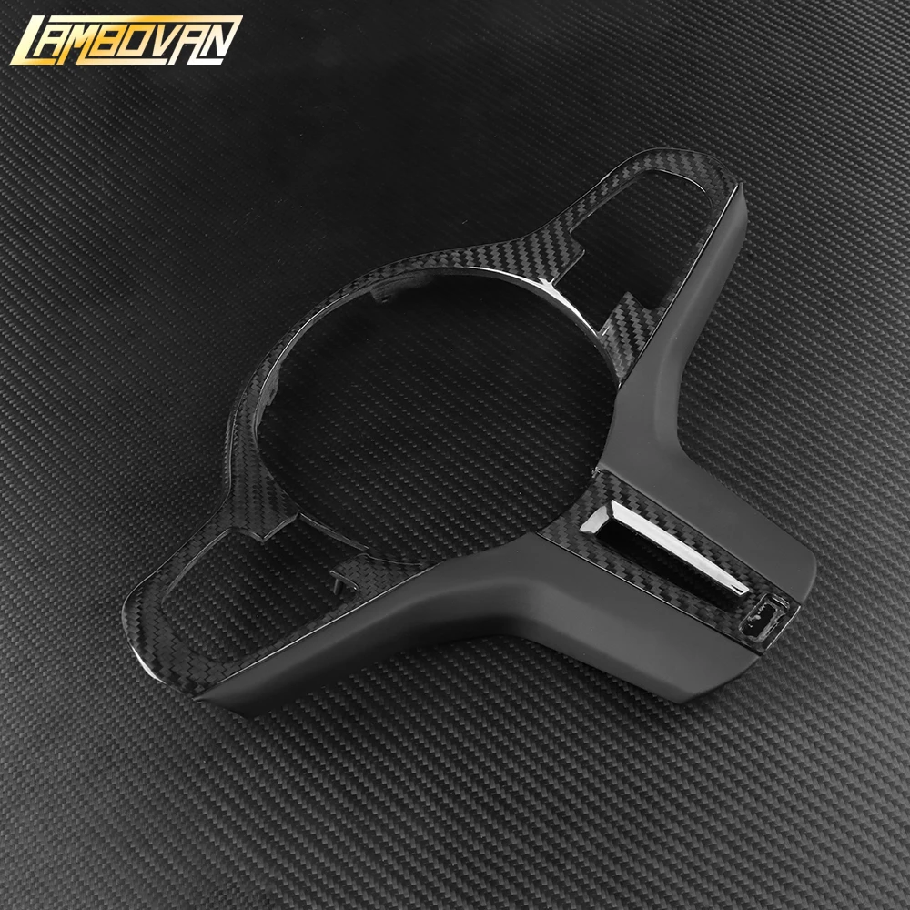 Фото Накладка на руль из карбона для BMW M2 G87, M3 G80, M4 G82 G83, M5 F90, X3M F97, X4M F98, X5M F95, X6M F96, F92, F93 №4