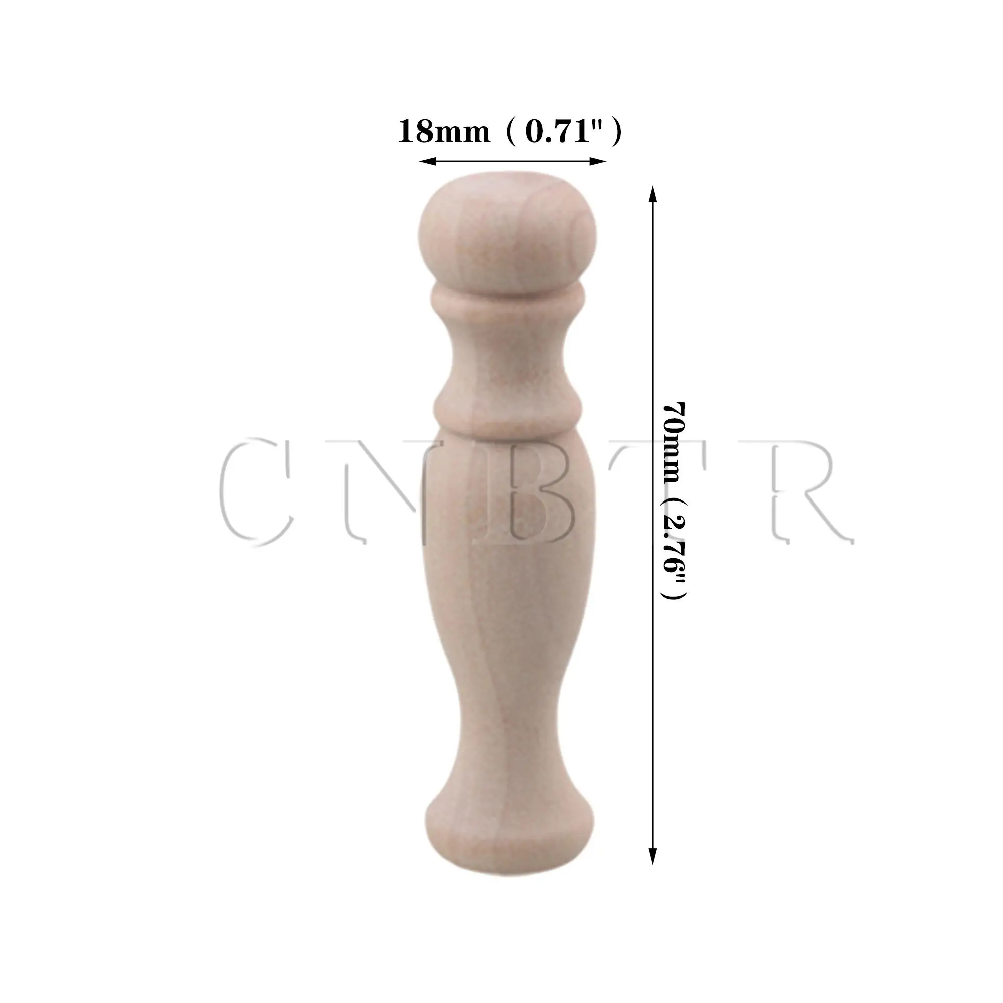 Необработанные деревянные балясины CNBTR 30 шт. шпиндели для домашней мебели 2 76