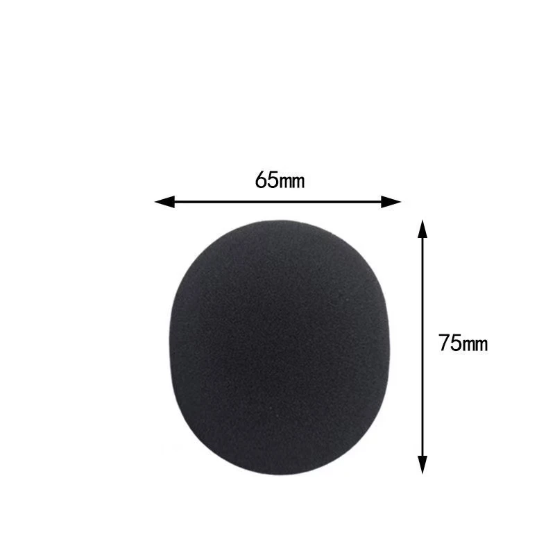 Фото Пенопластовые амбушюры для наушников LOGITECH H800, губка, сменные Bluetooth наушники, подушечки для наушников, чехлы для наушников, вкладыши №2