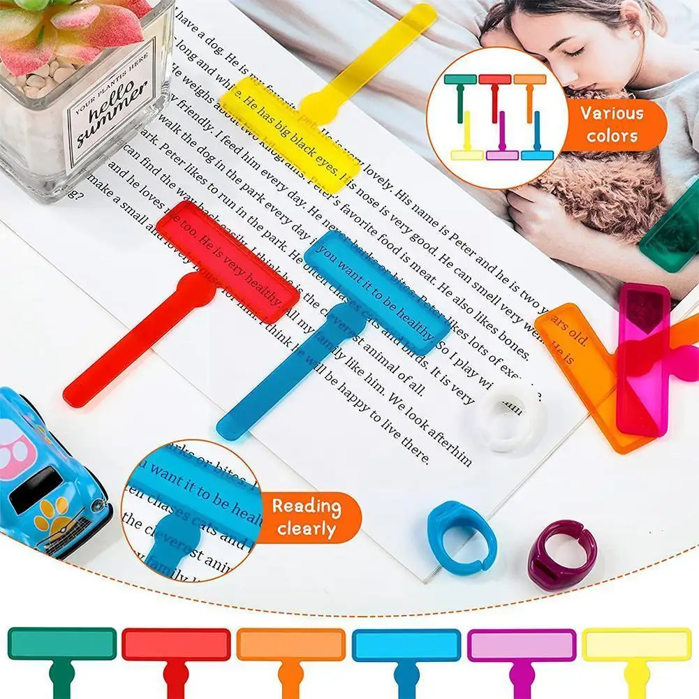 

Guided Reading Strips Finger Highlighter Dyslexia Tools For Kids Hyperactive Early Readers Children Reading Magnifier U7d4