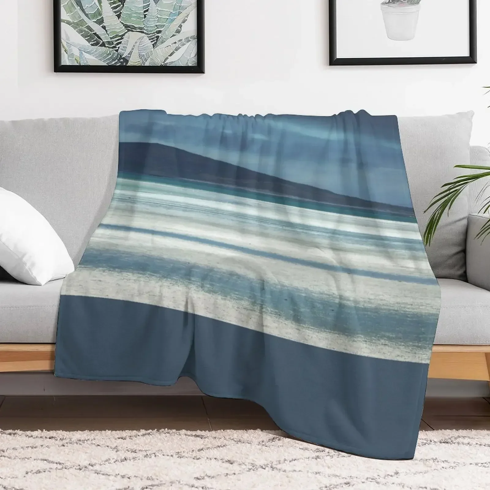 Одеяло Outer Hebrides North Uist Clachan Sands Scotland роскошное одеяло на Хэллоуин роскошные