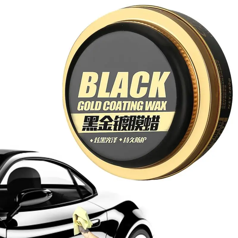 

Black Car Wax Quick Coat Car Polish Repair Scratch Resistance Auto Ceramics Coating Car Wax Car Care Easily Removes