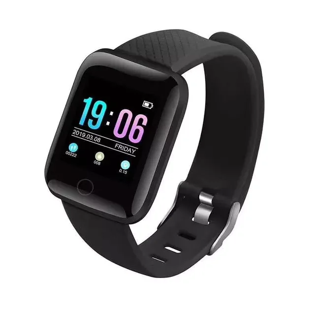 

Smart Electronics Relogio Smart Watch Men Women 116 Plus Blood Pressure Monitor Waterproof Tracker Bracelet Heart Rate Smartwatc