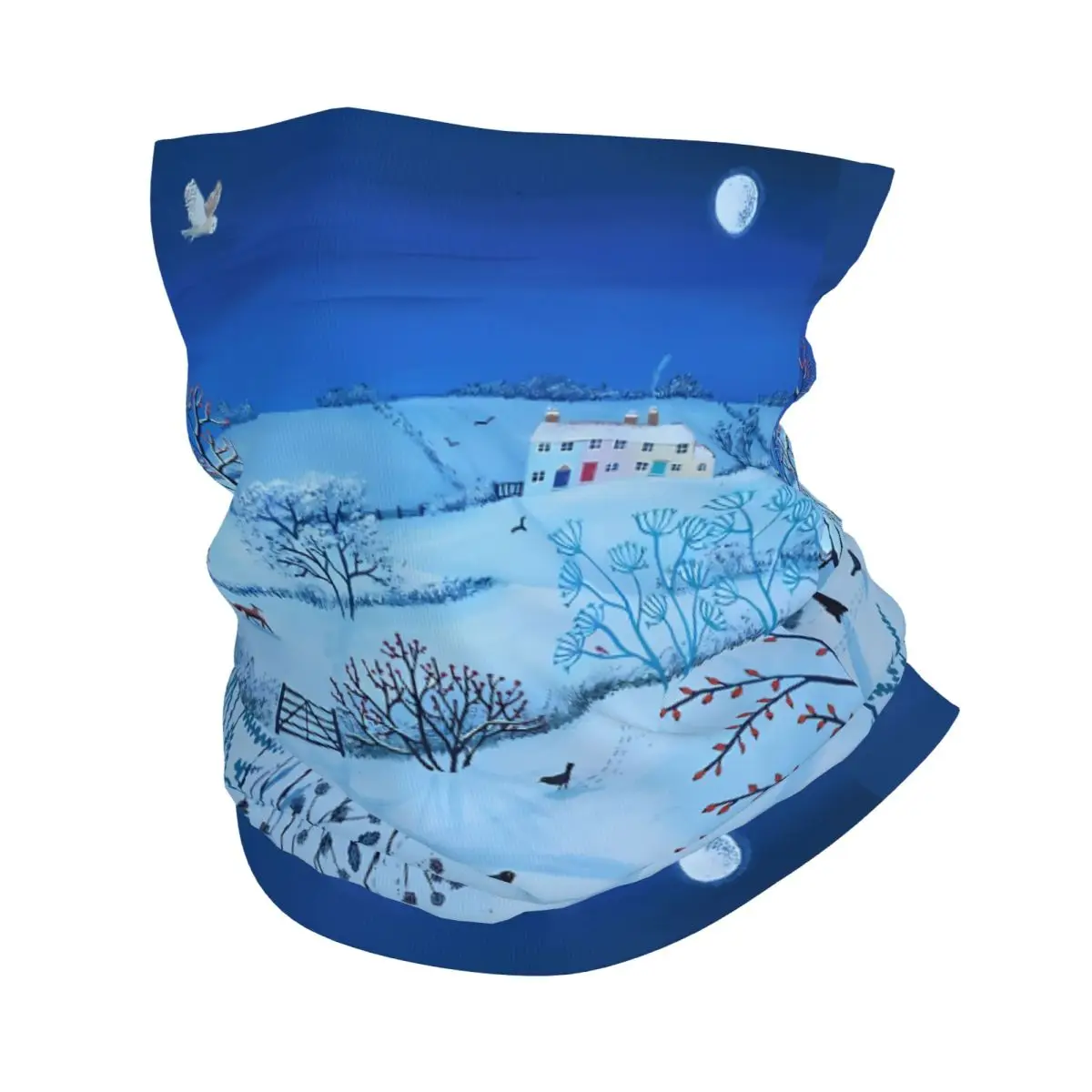 Шарф One Snowy Night шейный платок маска для лица полиэстер