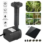 Домашний фонтан на солнечной батарее, фонтан для воды, пруд, 1,2 Вт, источник водопада, садовый распылитель, спринклер, украшения F1l6