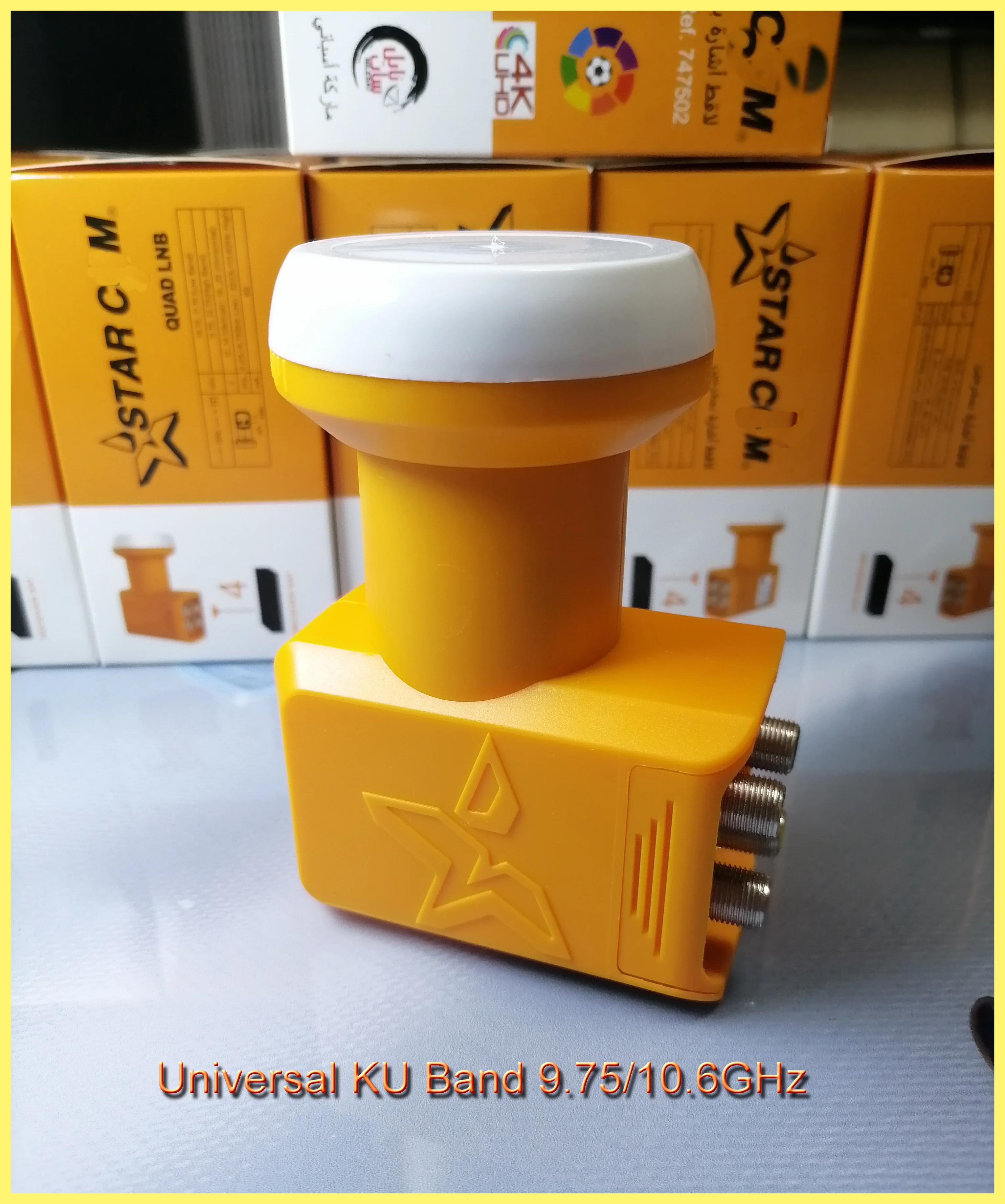 STARSCO SR-4604 лучший сигнал Full HD универсальный KU Band Quad LNB водонепроницаемый с высоким