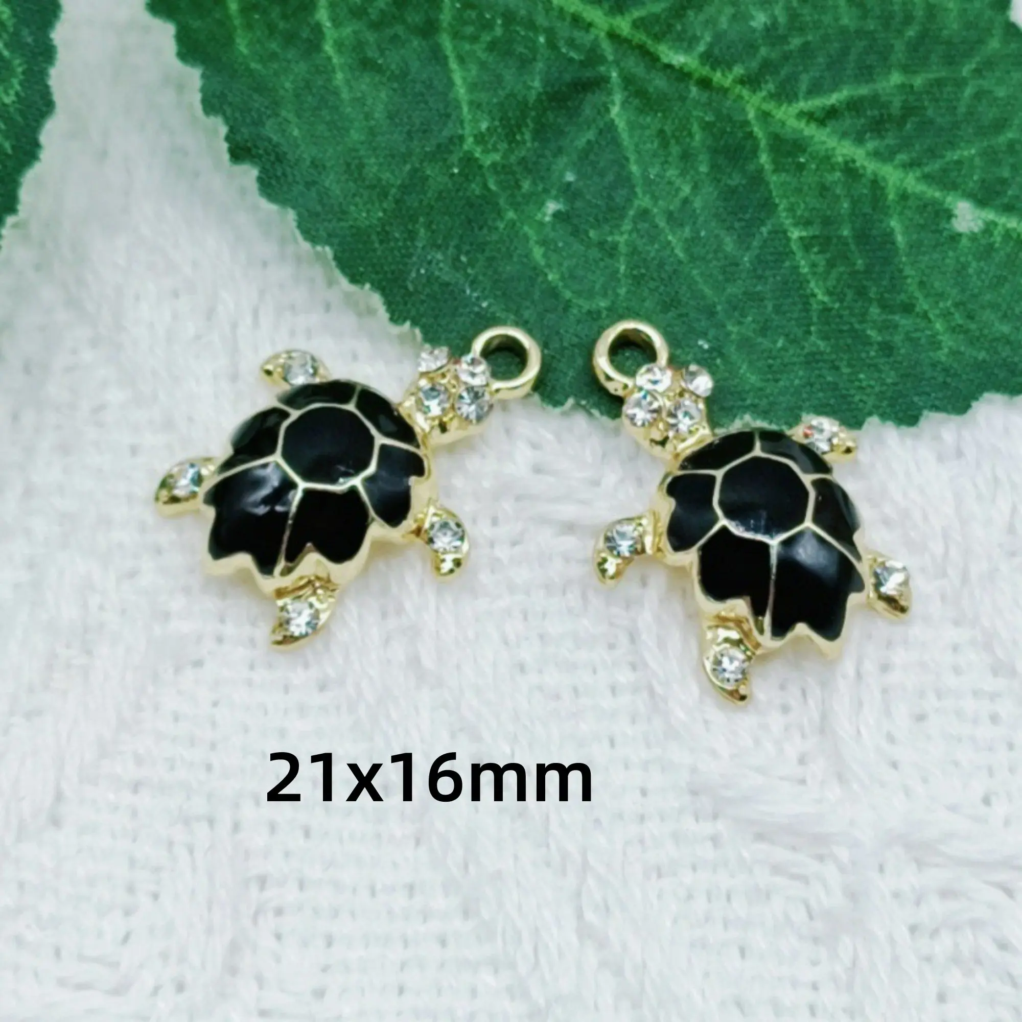Фото 20 шт. DIY аксессуары для рукоделия: браслеты, серьги, ожерелья, подвески в виде черепах, бабочек и насекомых №5