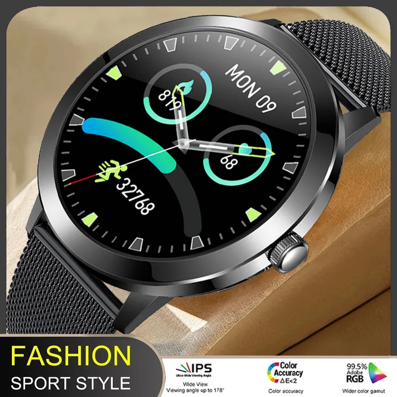

zodvboz Men Smart watch Men 360X360 HD Color Screen Full touch Fitness Tracker Men Call Smart Clock Ladies For Android IOS