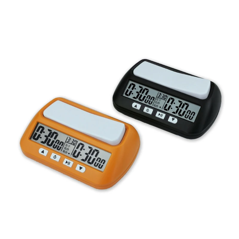 

The New 2021 English Version Professional Chess Clock Compact Digital Watch Count Up Down Timer Board Game Dedicated Stopwatch