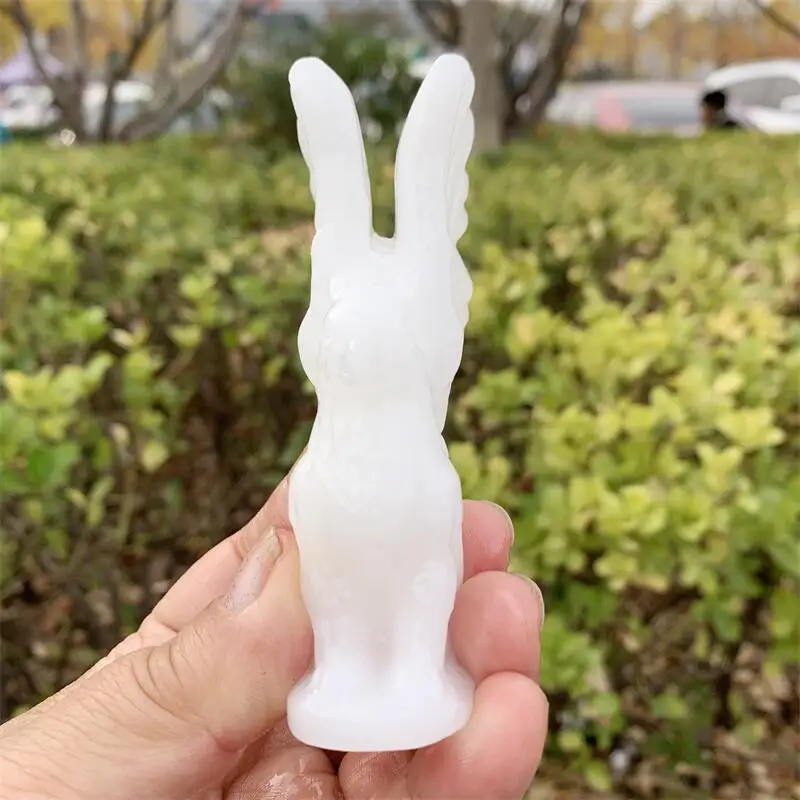 Натуральный мраморный нефритовый грифон резьба милое украшение для дома Рейки