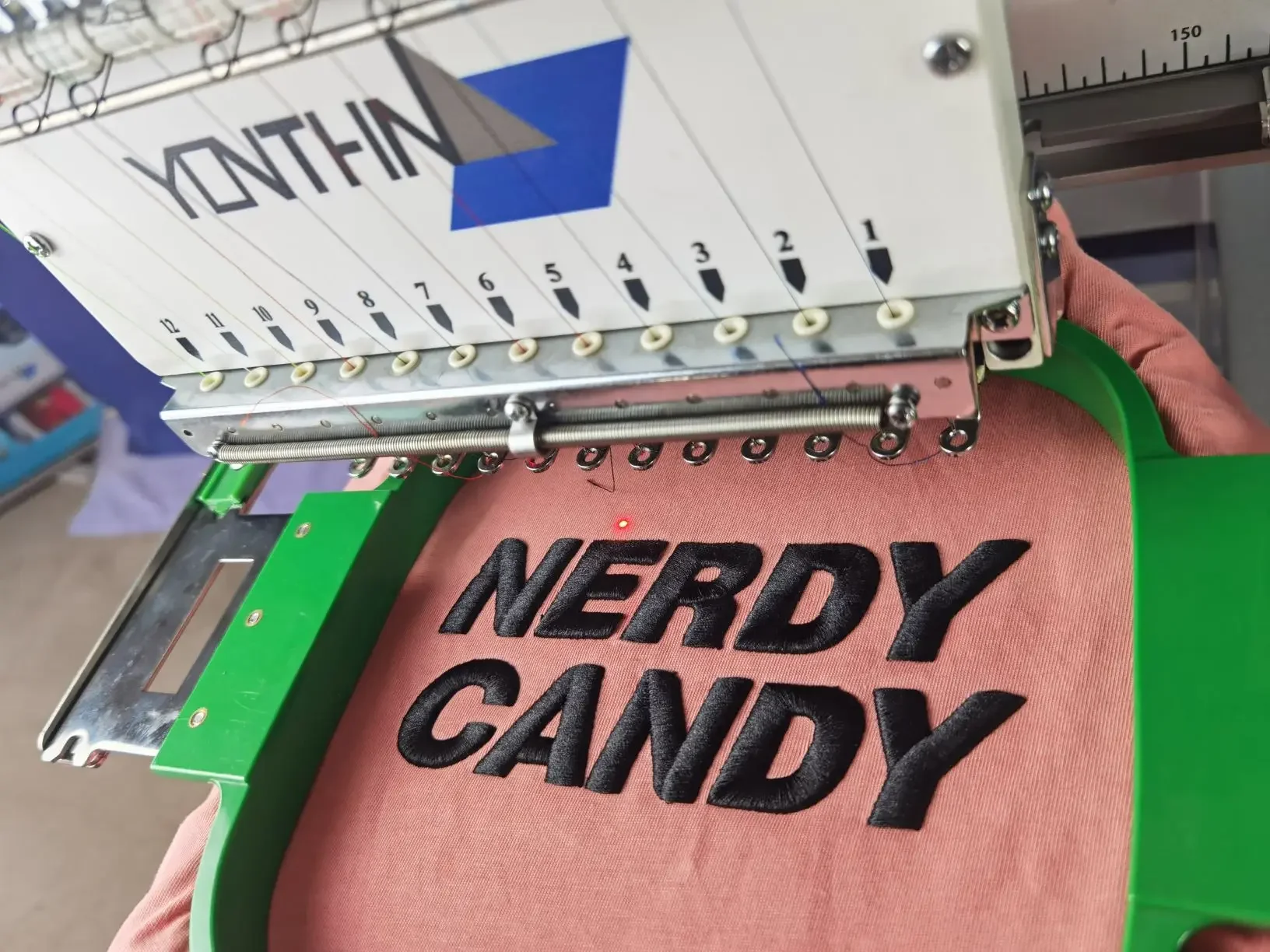 Yonthin RCM-1501TC-8S 12/15 игл компьютеризированная шляпа футболка вышивальная машина