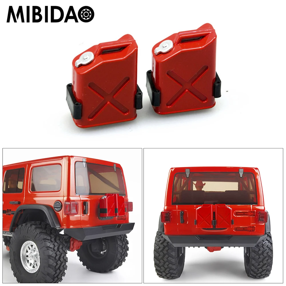 

Mibidao 1 Pair 1:10 Scale ABS Fuel Tank For 1/10 Axial Wraith SCX10 EXO AX10 Truck Accessory