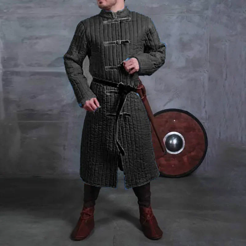 Средневековые бойцовские Рыцари Larp костюм Gambeson Doublet мужская Броня куртка для