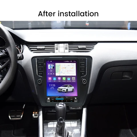 2din Android 4G Автомобильный мультимедийный плеер авторадио для Шкода Skoda Octavia 3 A7 Tesla экран 2013 - 2018 GPS Carplay головное устройство Автомобильное стерео