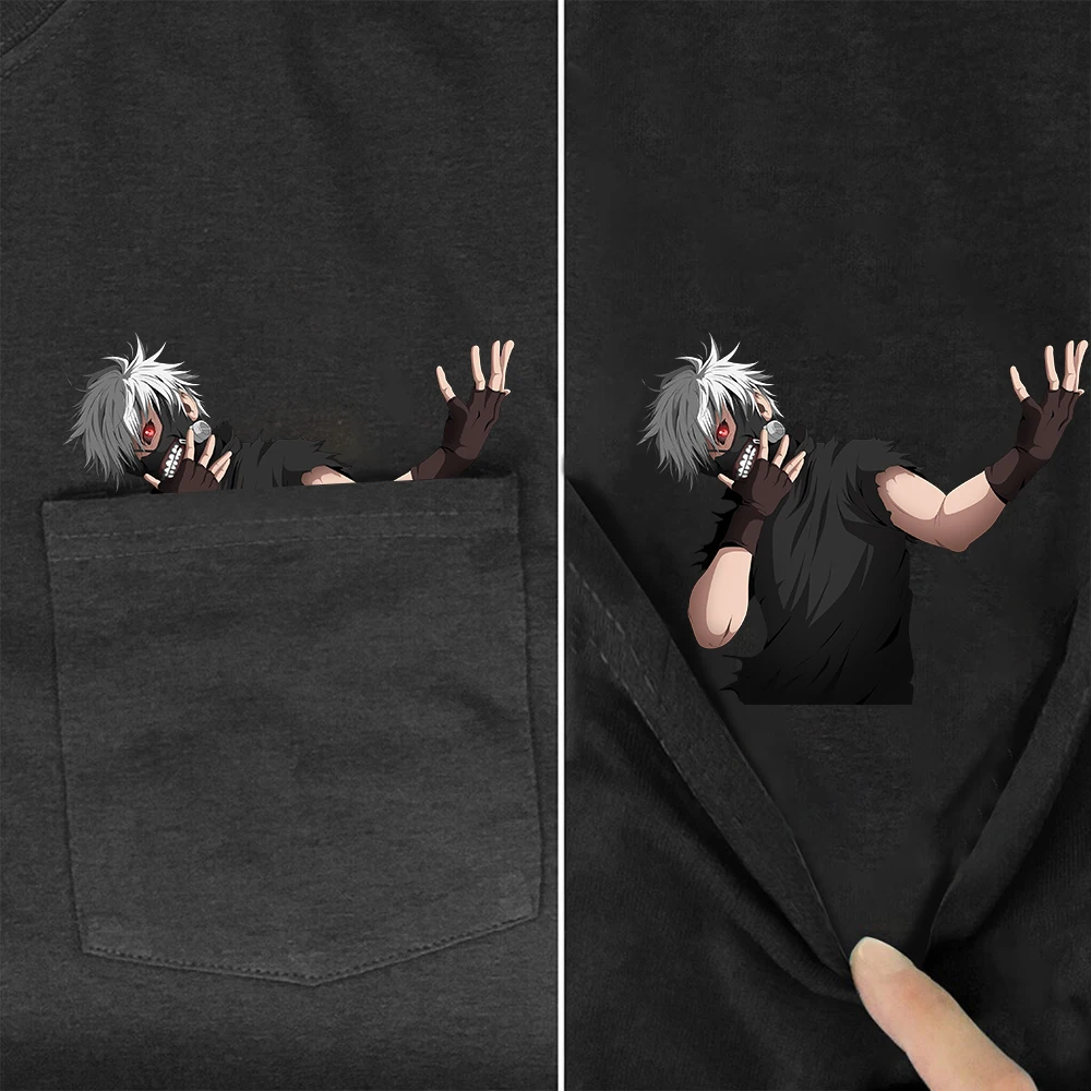 

CLOOCL 100% Cotton T-Shirt Anime Tokyo Ghoul Cartoon 3D Pattern Casual T shirt Men Women Short Sleeve Tees Fashion Tops