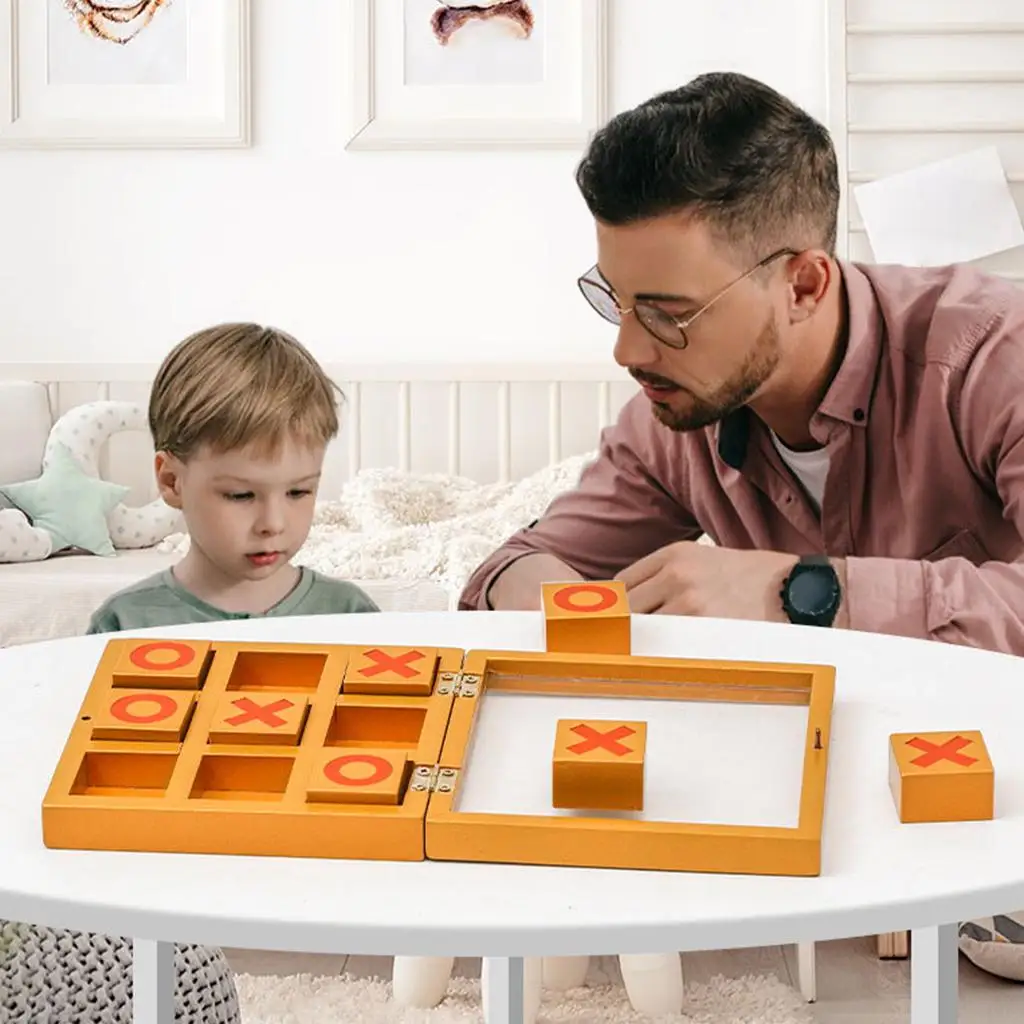 

Классическая игра Tic-Tac-Toe, двойная Боевая игрушка X O, шахматы для дома, улицы, дома, для взрослых и детей
