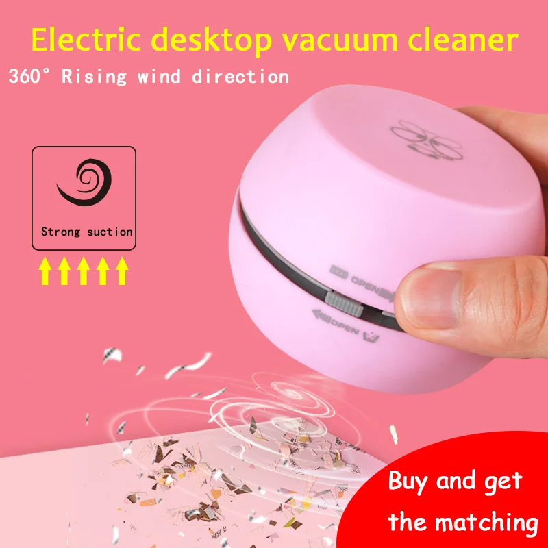 Miniaspiradora de Mesa para el hogar y la Oficina, colector de polvo de mariquita, para limpieza de escritorio
