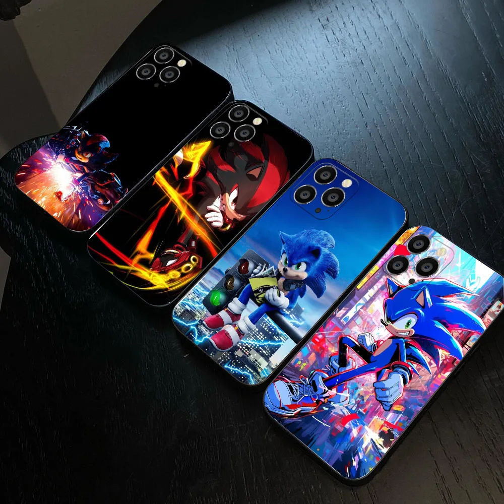Фото WRA-29 Sonic Black Eagle Eye TPU Case For iPhone 11 12 13 14 15 Pro Plus Max №2