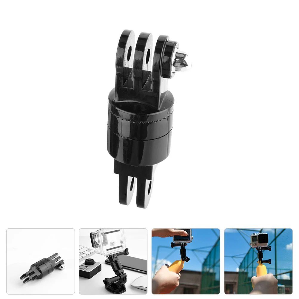 

Tripod Camera Accessories Action Converter 5X2.5X2.5CM Extension Shaft Adapter Motion Black Abs