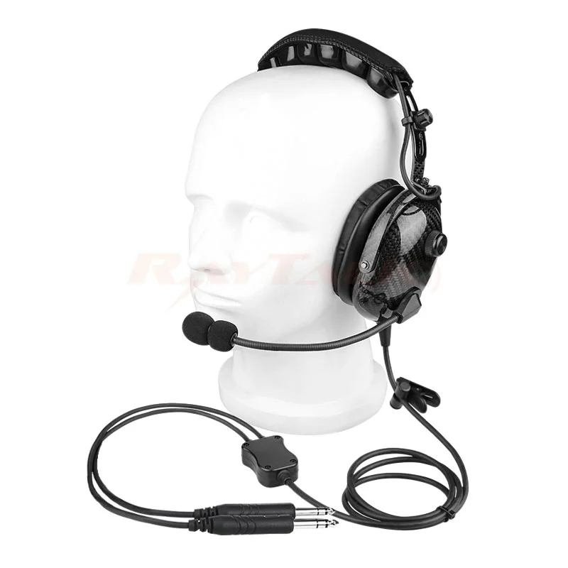 

Raytalk aviation headset General Aircraft Pilot Communications Noise Cancelling Wired Headset