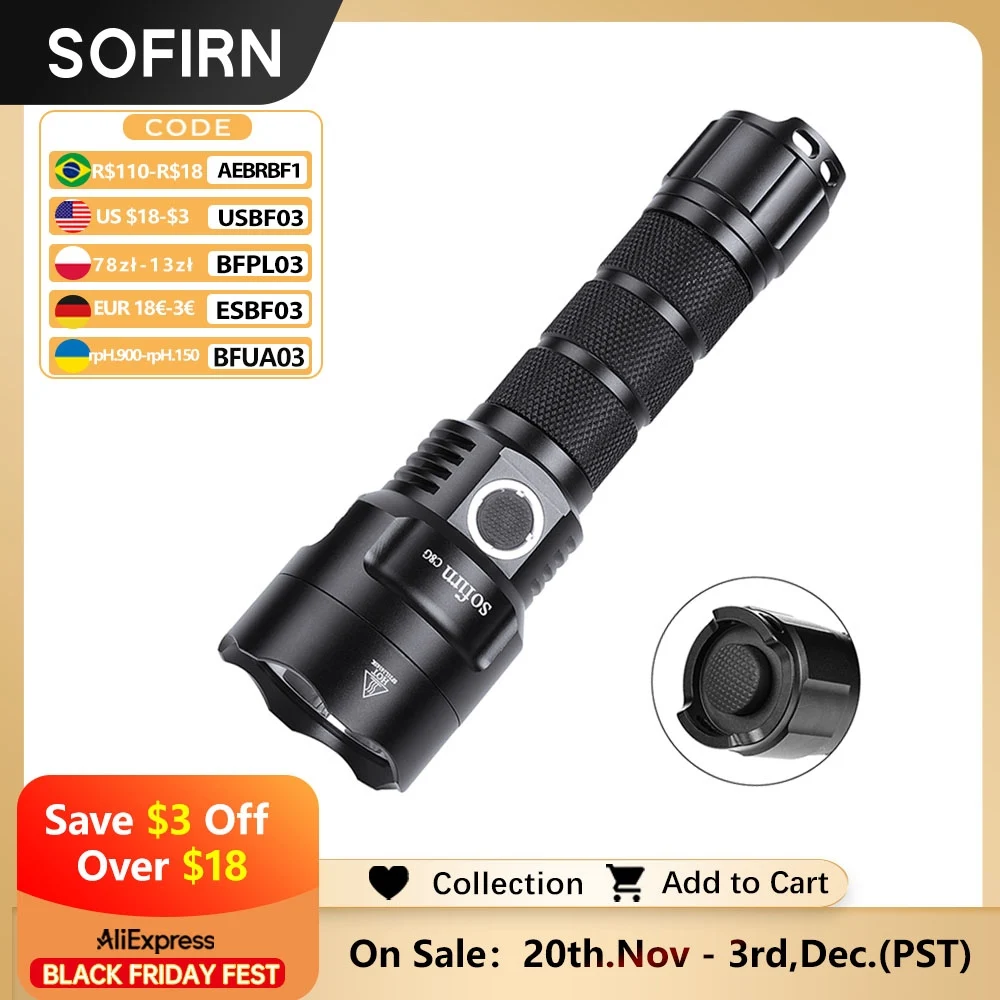 

Sofirn C8G Фонарик