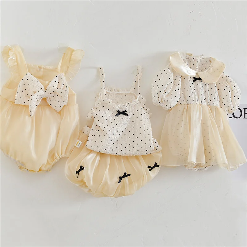 

Newborn Baby Girl Clothing Infant Girls Romper Dresses Summer Princess Bodysuit Baby Girl One-Piece Outfits