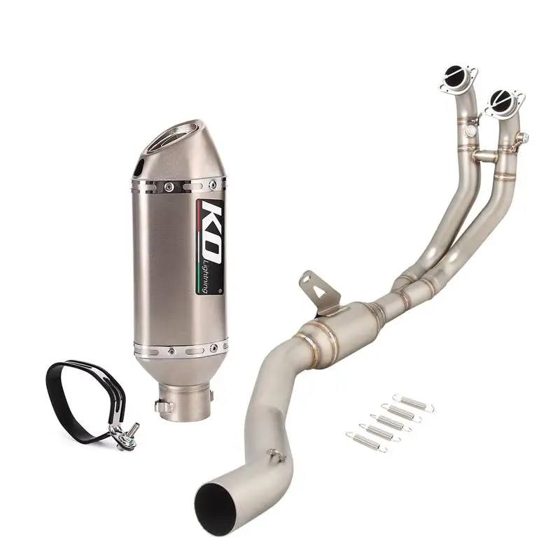 Мотоциклетная полная выхлопная система передняя звеньевая труба скользящий