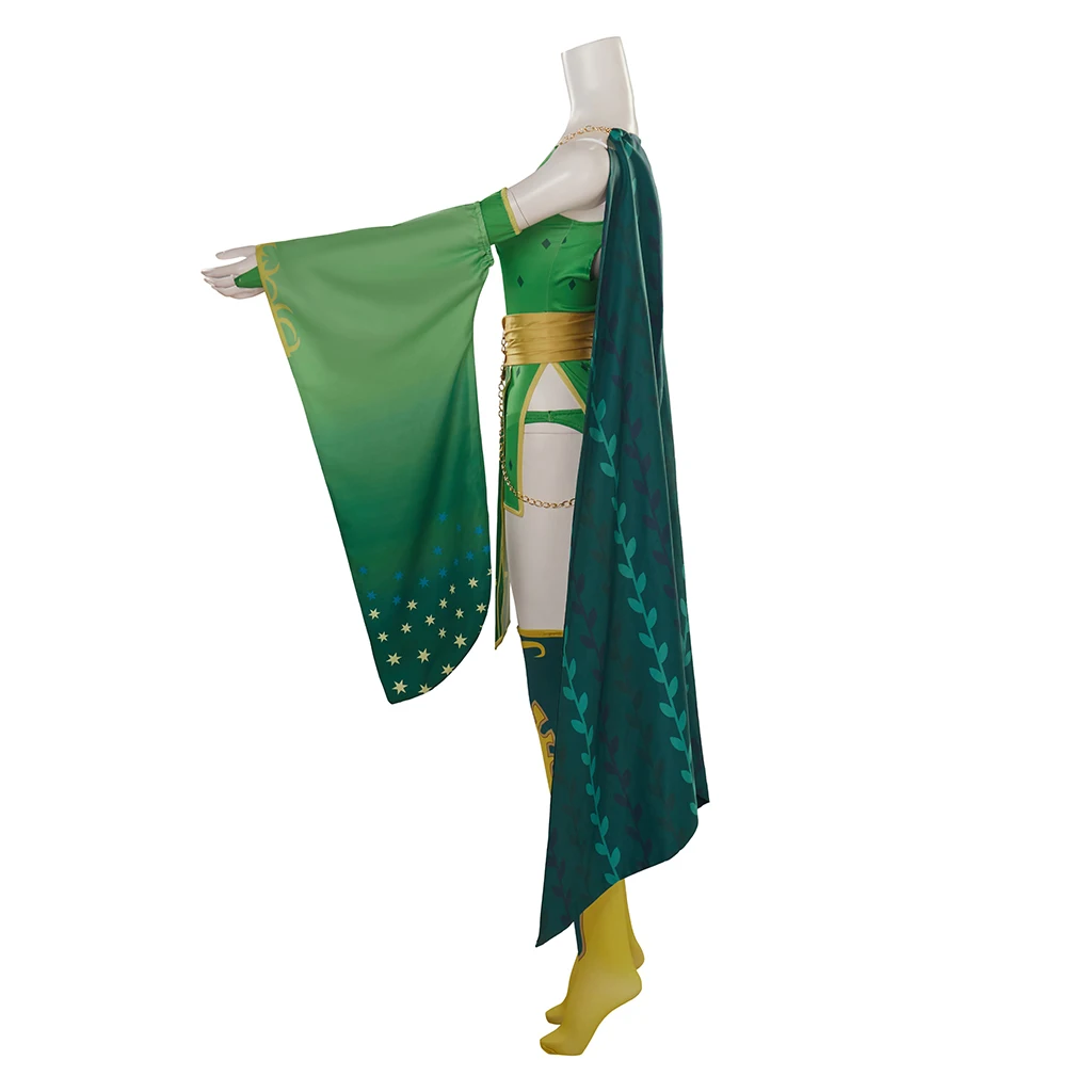 Пикантное платье с накидкой и подтяжками для Хэллоуина