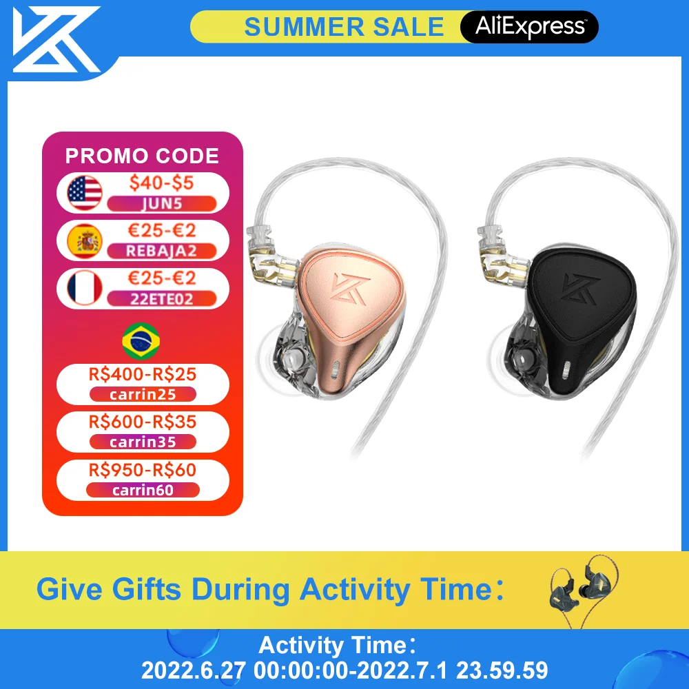 

KZ x Crinacle CRN(ZEX Pro)Headset Hybrid Technology&Electrostatic In-Ear Monitor Wired Earphone Noice Cancelling Sport Headphone