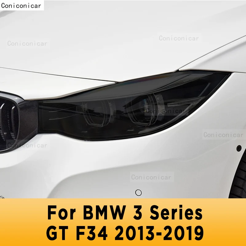 

For BMW 3 Series GT F34 2013-2019 Car Exterior Headlight Anti-scratch Front Lamp Tint TPU Protective Film Repair Accessories