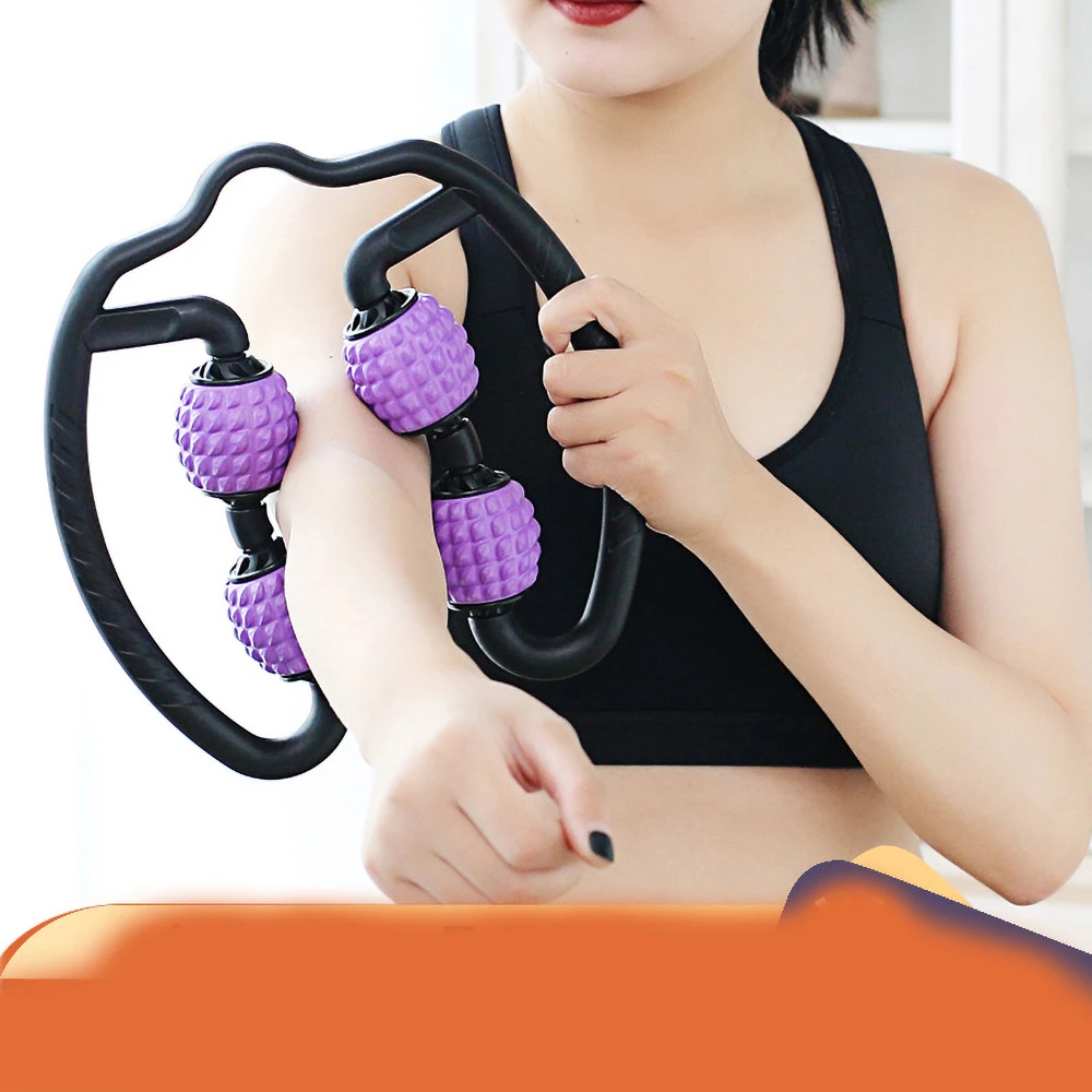 

Clamp Roller Fascia Skinny Ring Exercise Relax Material Foam 4 Wiel Yoga Muscle Fitness Pilates Massager Relax Leg Calf
