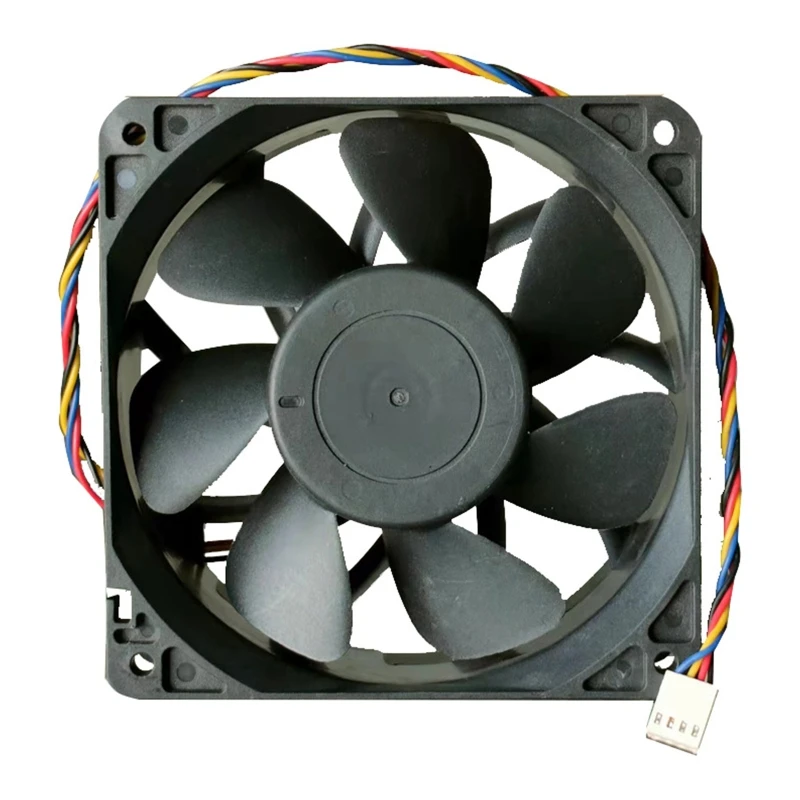 

R9JA DC Brushless QFR1212GHE 120mm DC 12V 2.7A Cooling Fan 120x120x38mm 4-p Ball Bearing 6000 RPM 210CFM High Speed CFM