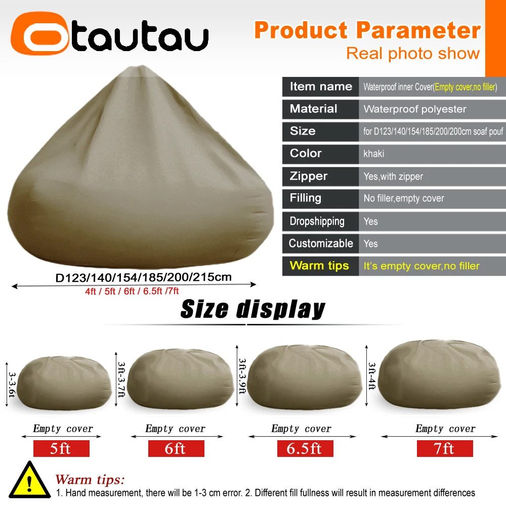 Otautau Водонепроницаемый Чехол Для Дивана Круглая Подушка Tec Recliner Из Твердого