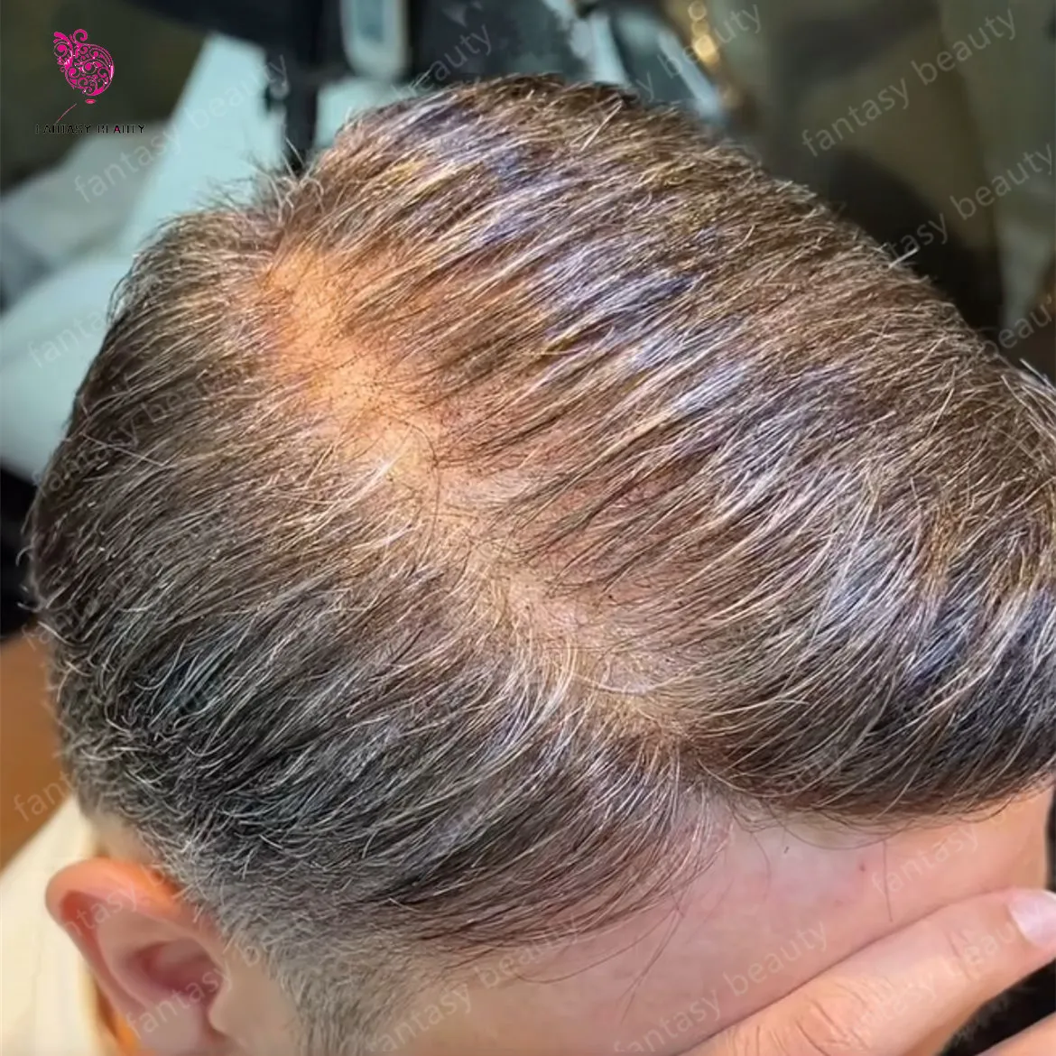 Натуральная линия волос плотность 90% 0 02 мм супер тонкая кожа мужской парик на