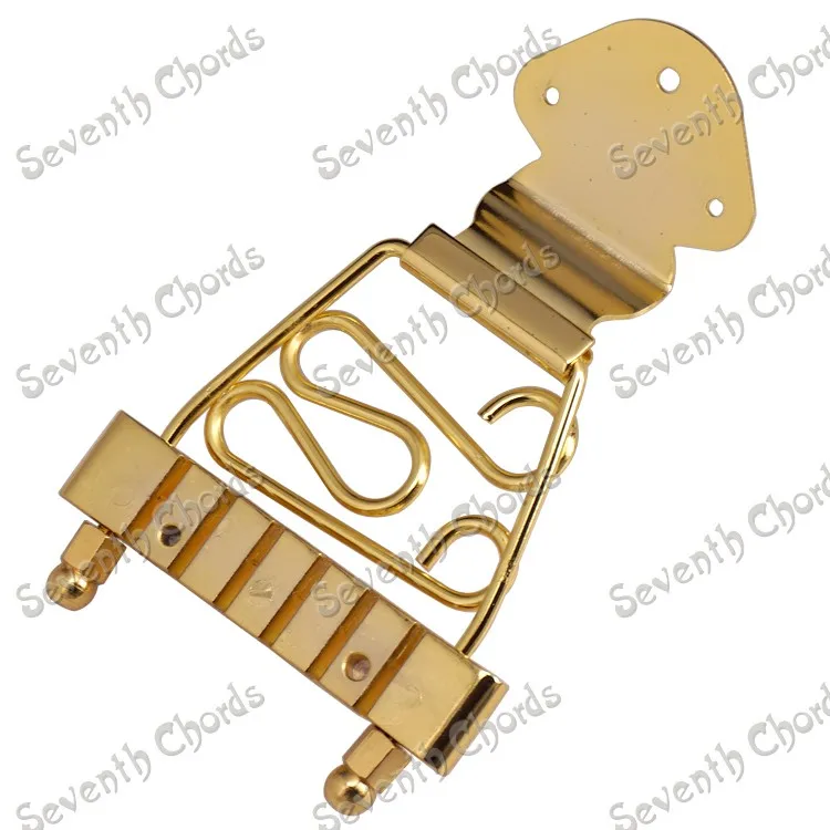 Набор трапециевидных коротких 6-струнных перемычек Archtop Tailpiece для полых полуполых
