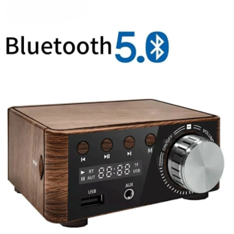 

Мини-усилитель звука HiFi Bluetooth 5.0 класса мощности D Tpa3116 цифровой усилитель 50 Вт * 2 домашний аудио автомобильный морской USB/AUX вход