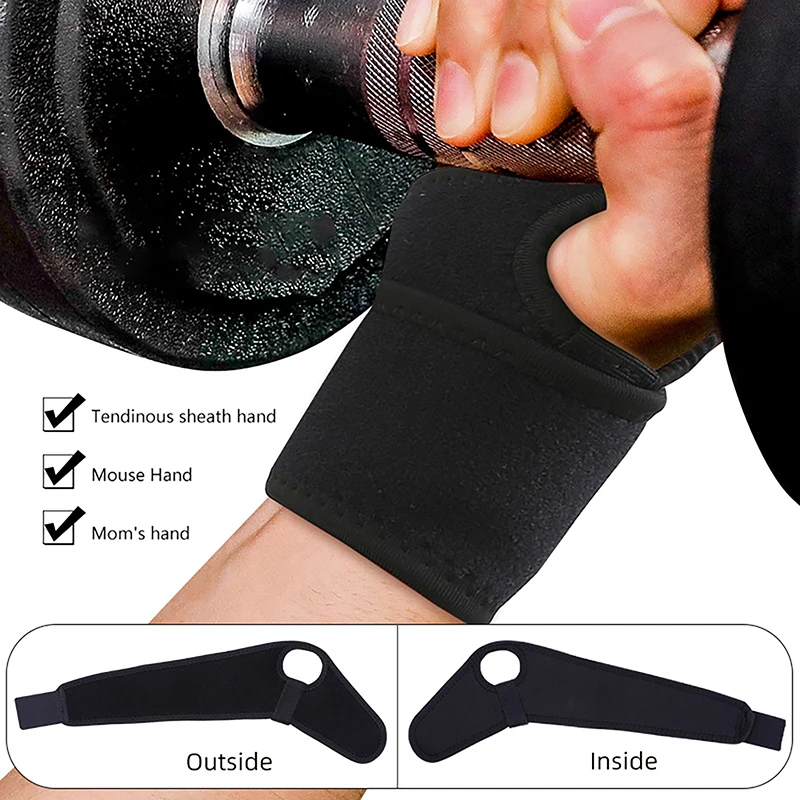 

1Pc Gym Wrist Band Sports Wristband New Wrist Brace Wrist Support Splint Fractures Carpal Tunnel Wristbands for Fitness