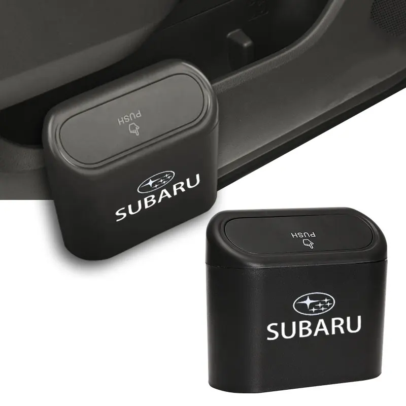 

Car Trash Bin Hanging ABS Garbage Case Storage Box for Subaru STI BRZ Impreza Forester Legacy Outback Levorg Tribeca Car Goods