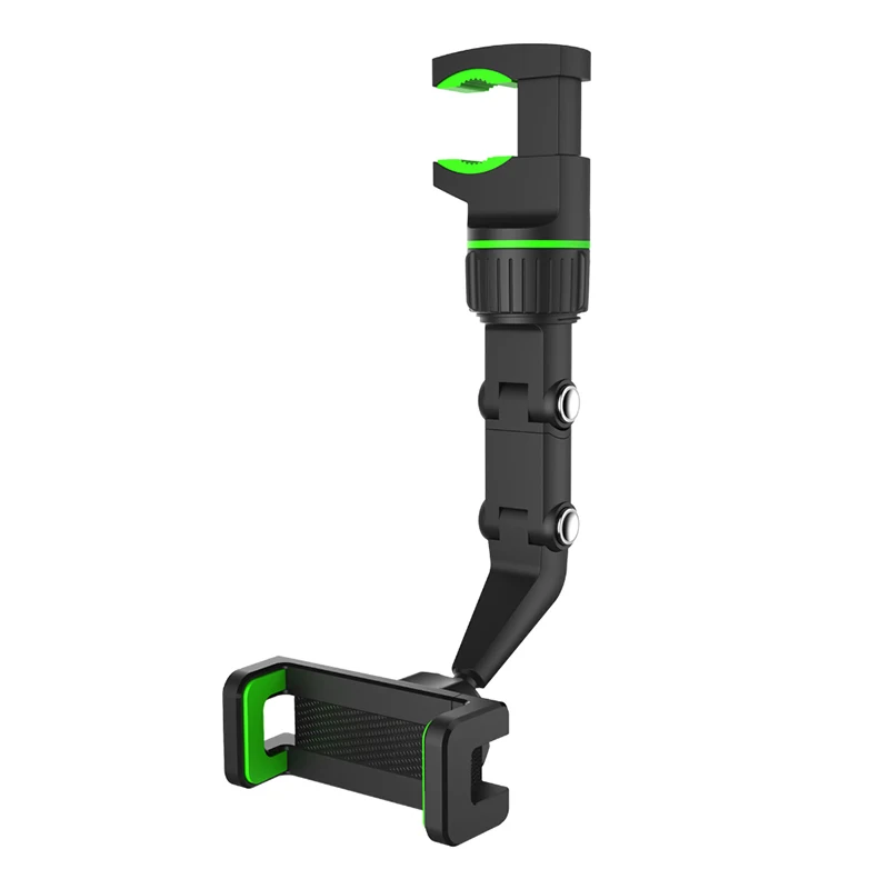

Car Phone Holder Multifunctional 360 Degree Rotatable Auto Rearview Mirror Seat Hanging Clip Bracket Cell Phone Holder for Car