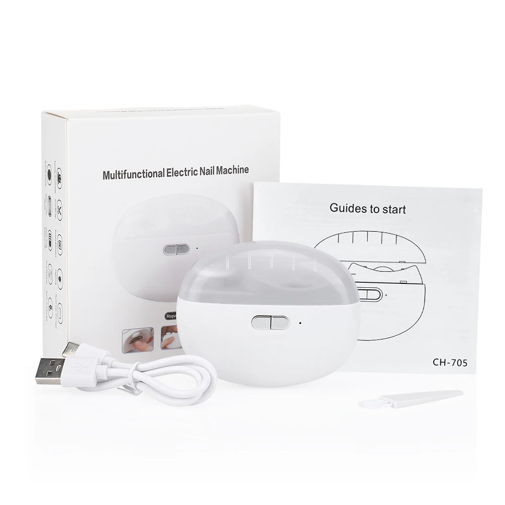 Автоматические электрические кусачки для ногтей DearBeauty USB перезаряжаемый триммер