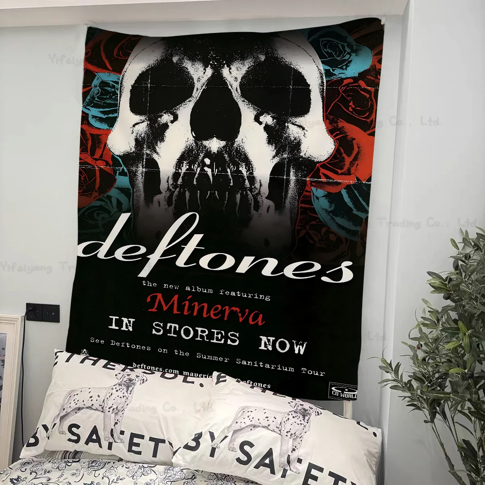 Deftones Band мультяшный гобелен настенное украшение домашний декор