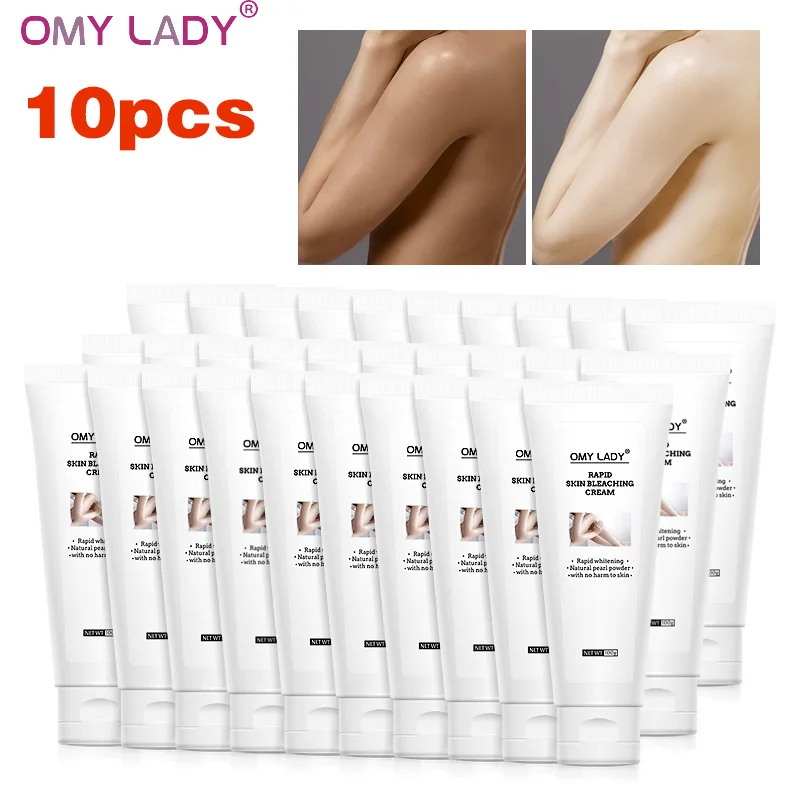 

OMY LADY Rapid Skin Bleaching Cream Summer Beach Body Collagen Quick Whitening Cream Skin Brightening Bleaching 20pcs