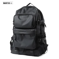 mens backpack design trendy oxford unisex simple high quality bag waterproof for teen travel large capacity knapsack
