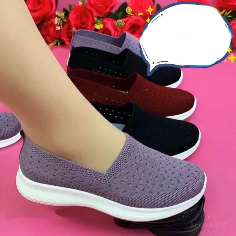 

Туфли женские для пожилых, дышащие, мягкая подошва, толстая подошва, летняя повседневная ульсветильник обувь, 2022