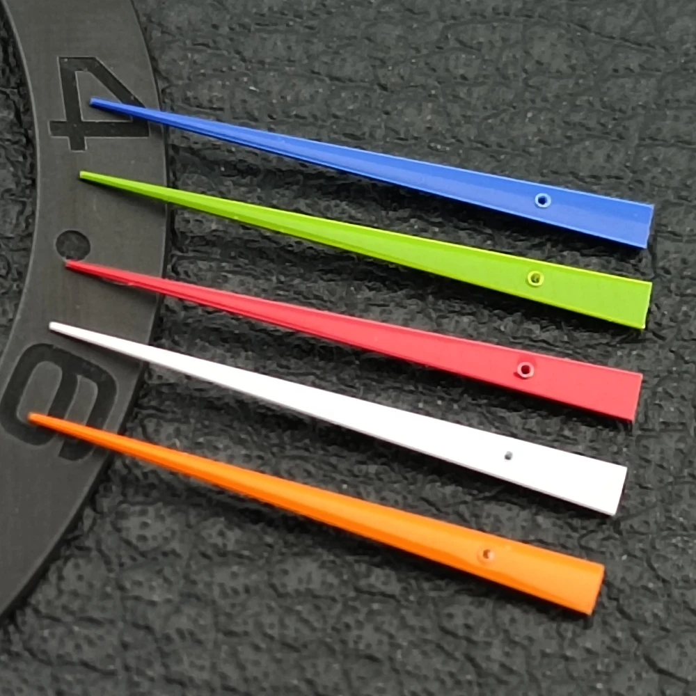 Зеленые/белые стрелки часов подходящие для стрелок с механизмом N H35 NH36