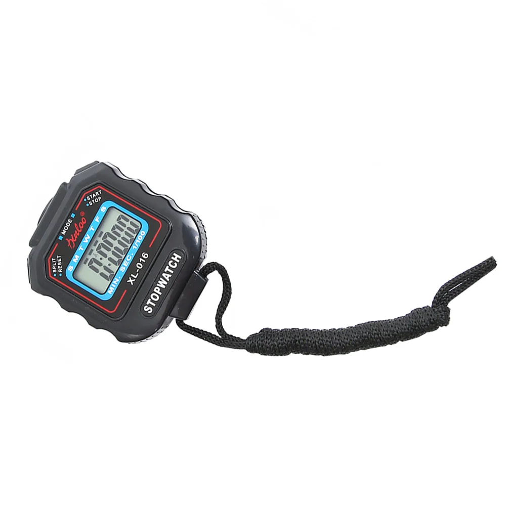 

Shock-Resistant Digital Sports Stopwatch Large Display Referee Timer (Black)