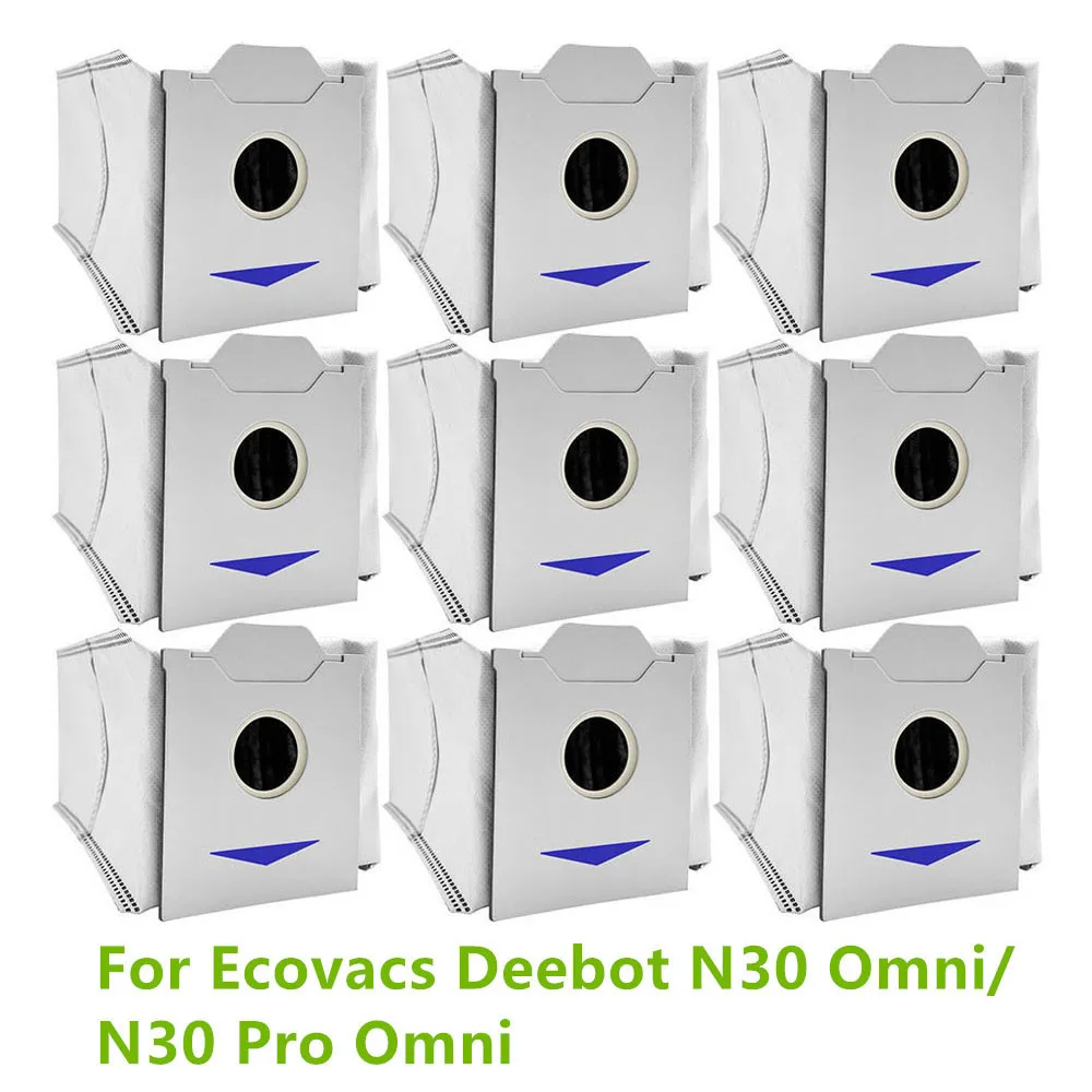 9 шт. мешки для пыли для Ecovacs Deebot N30 Omni/N30 Pro Omni робот-пылесос мешки для сбора пыли