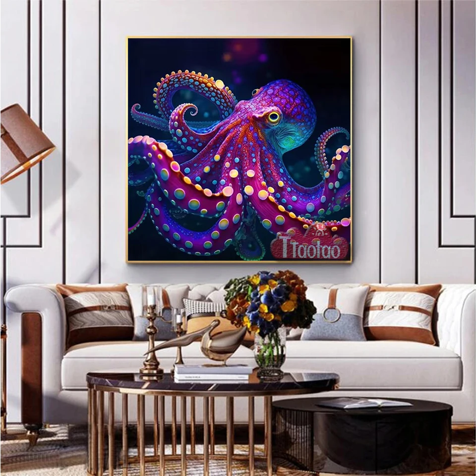 Алмазная картина сделай сам квадратная круглая искусственная Бриллиантовая