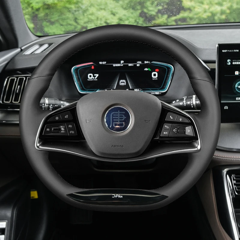 2021-2022 для BYD Tangdmi EV Han DM/EV кожаный чехол рулевого колеса ручной работы салона