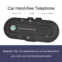 bluetooth compatible multipoint speakerphone 4 1edr wireless handsfree car kit mp3 music player for iphone android dropship hot